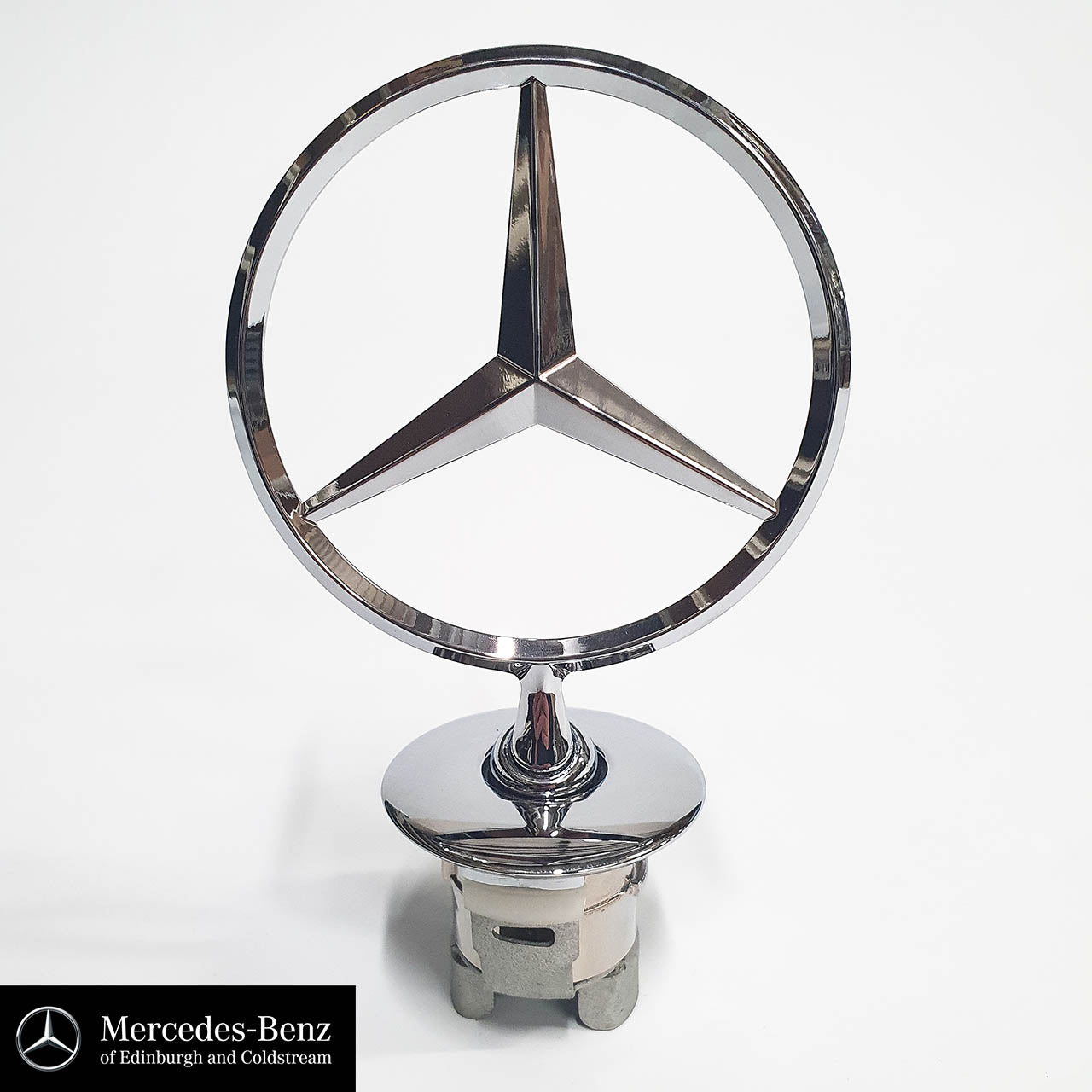 Genuine Mercedes-Benz Raised Bonnet Star - Chrome