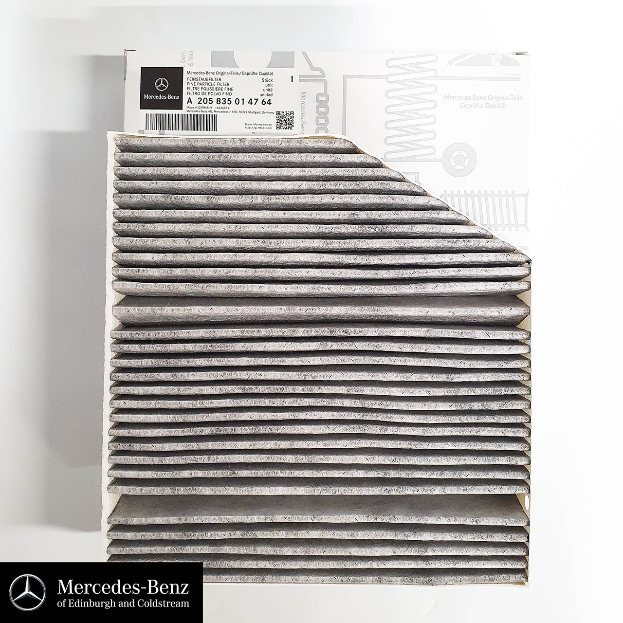 Genuine Mercedes C Class, E Class, GL Combination Pollen Cabin Filter