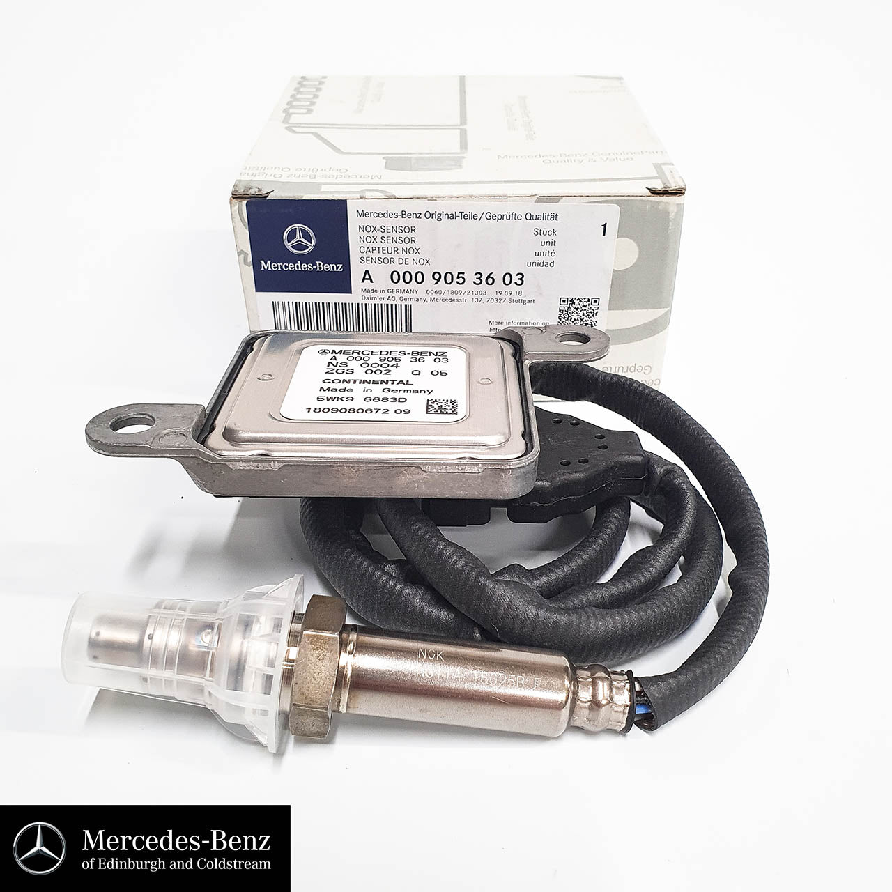 Genuine Mercedes-Benz NOx Sensor 5WK96683D A0009053603