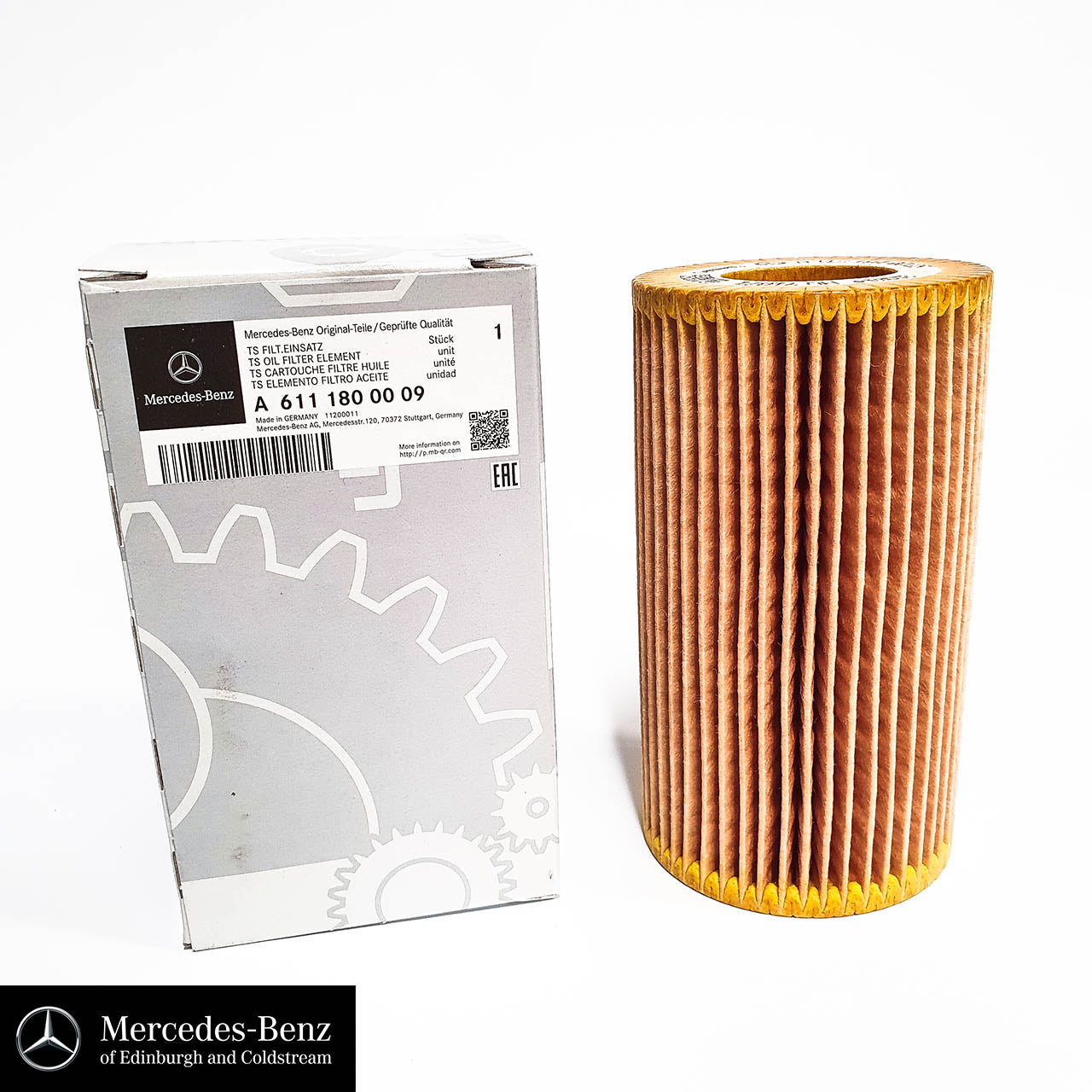 Genuine Mercedes-Benz oil filter for diesel engines
