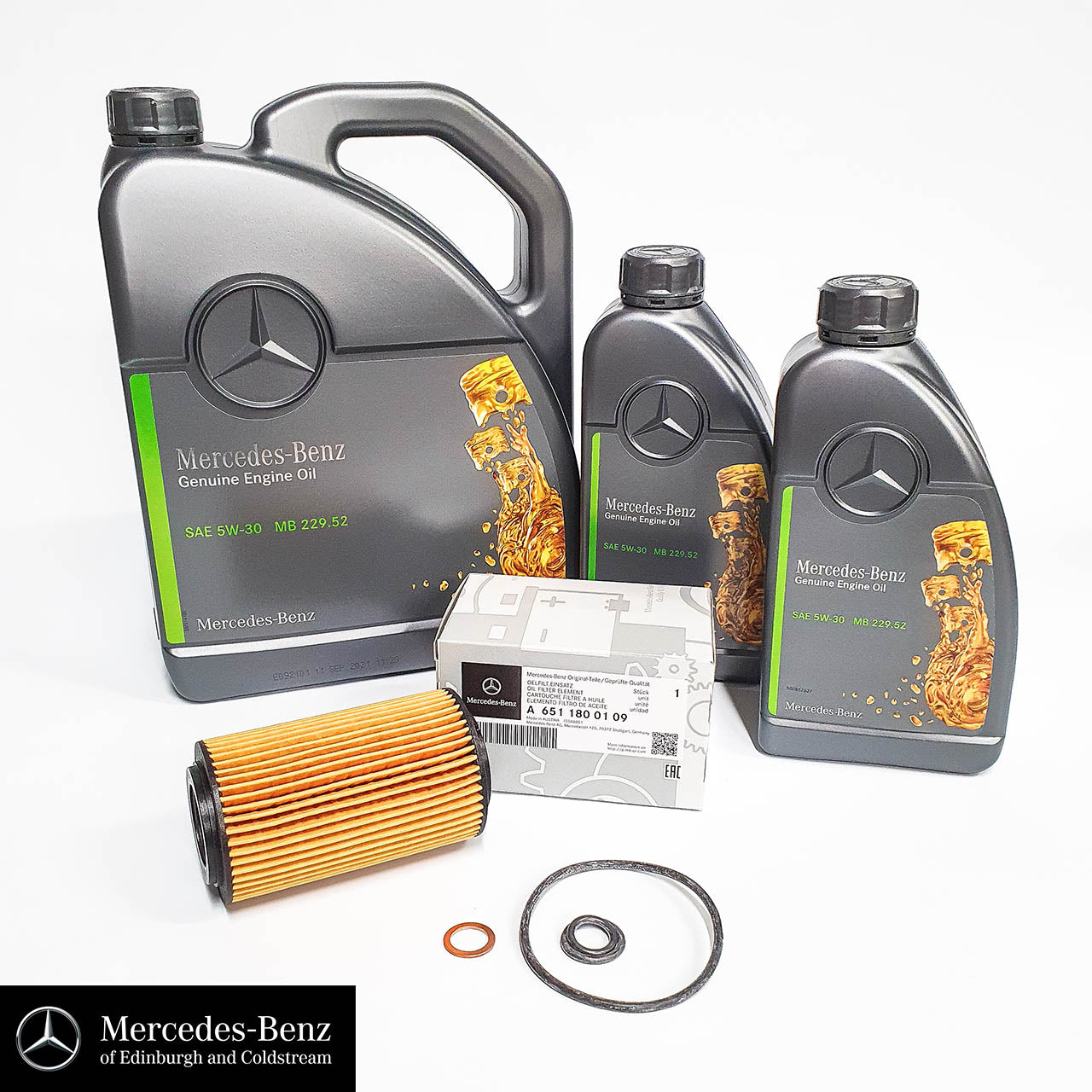 Mercedes-Benz C 220 CDI (W204) OM651 - Oil Change 