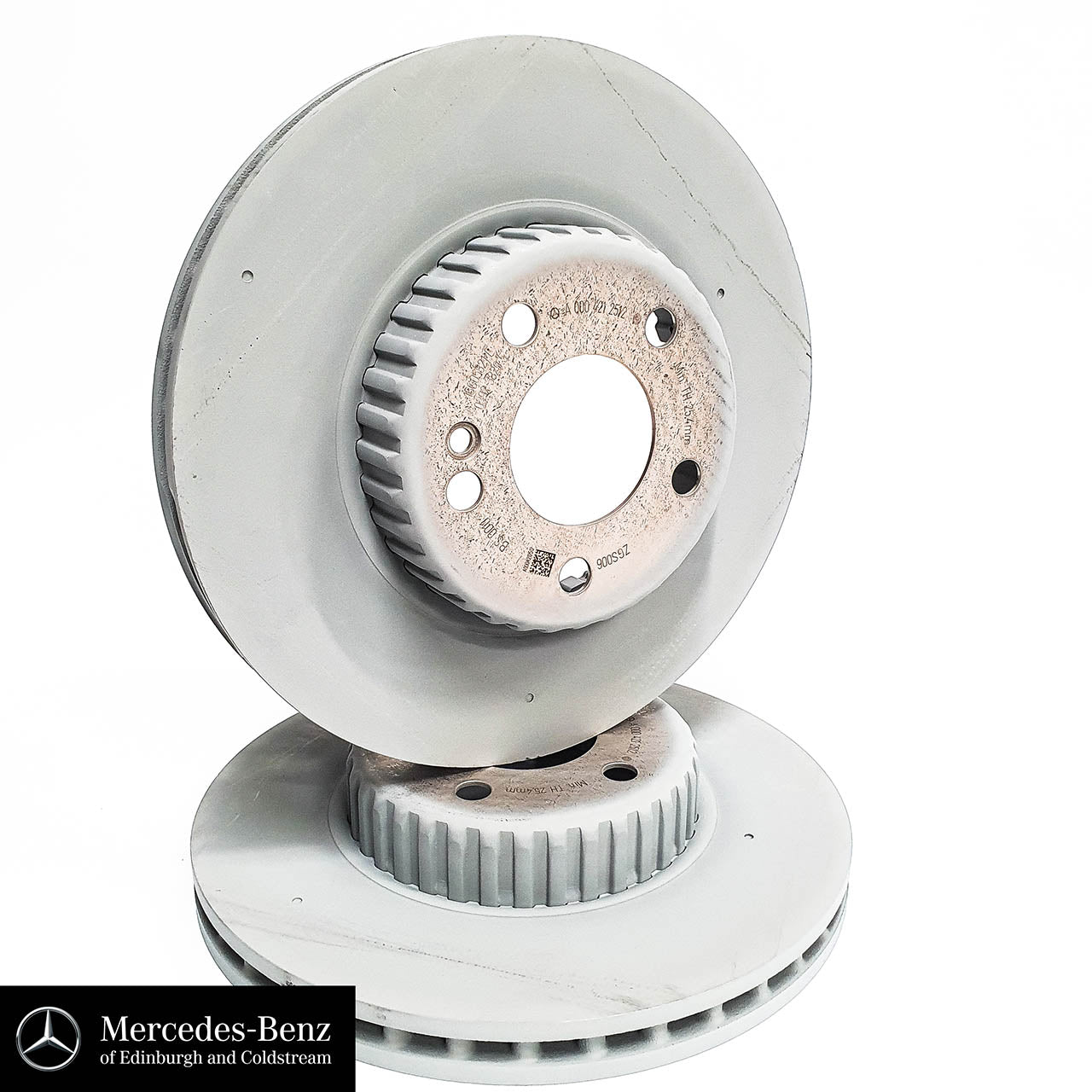 Genuine Mercedes-Benz brake Disc Set - Front - C Class 205, E Class 213 Model Series