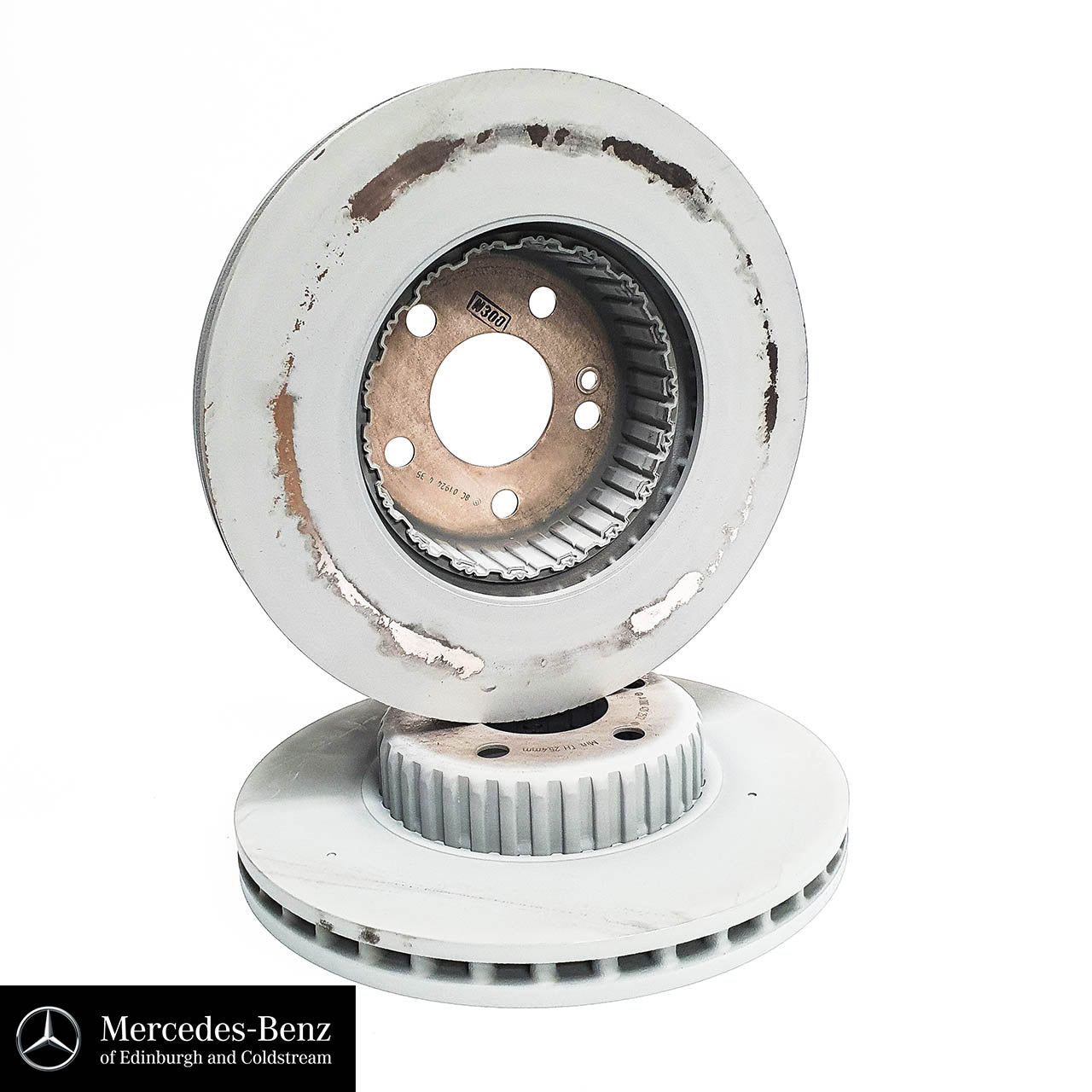 Genuine Mercedes-Benz brake Disc Set - Front - C Class 205, E Class 213 Model Series