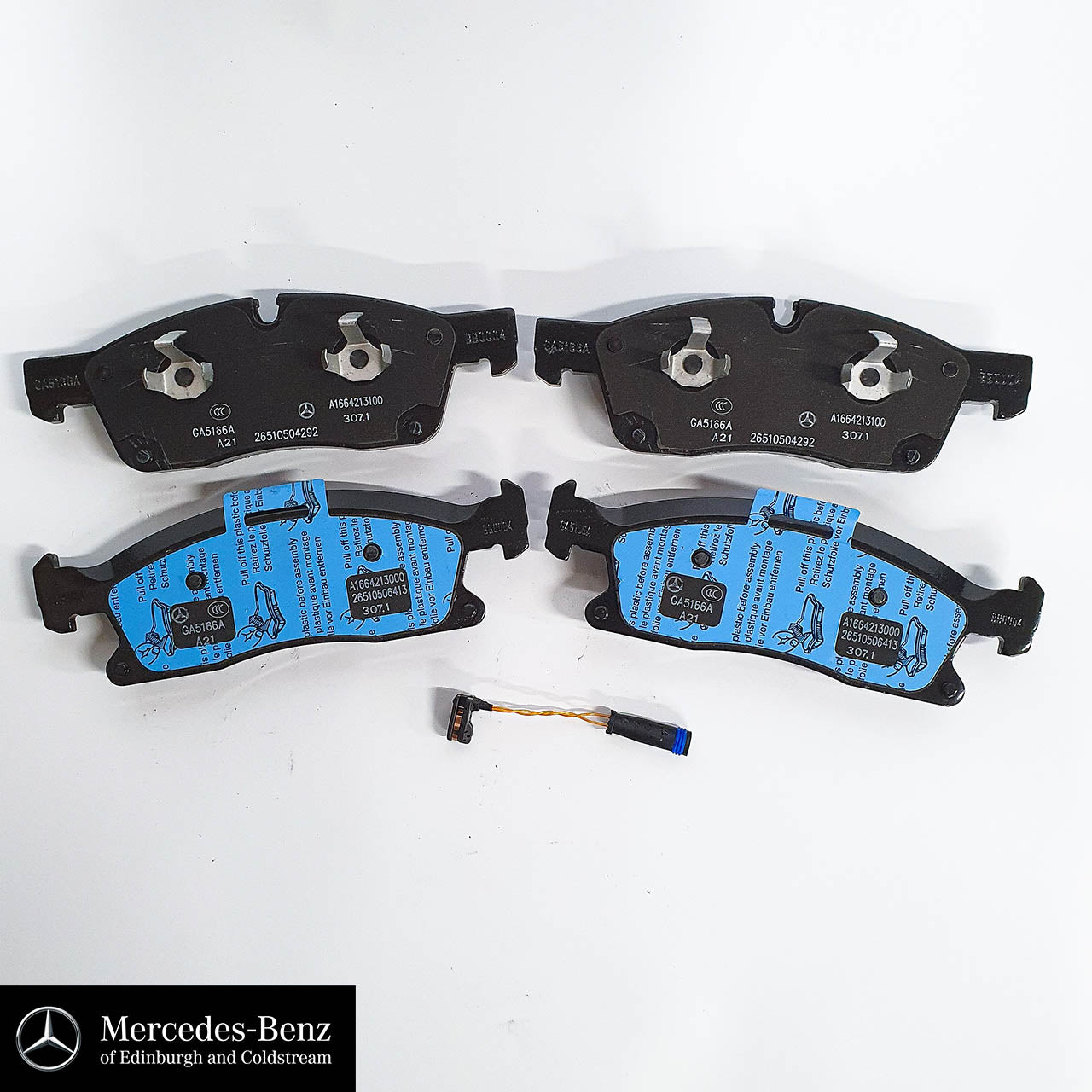 Genuine Mercedes-Benz Front Brake Pads ML GLE Mercedes 166 and 292 model series