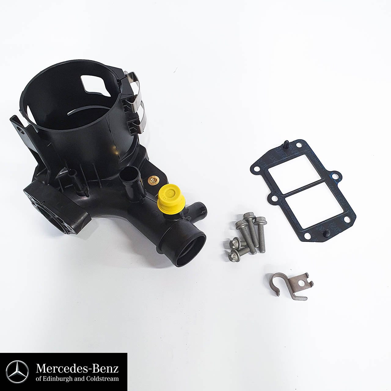 Genuine Mercedes-Benz OM651 diesel Water Outlet Fuel Filter Housing