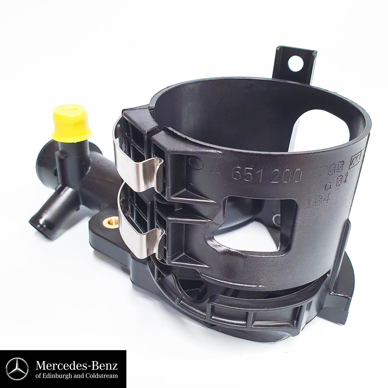 Genuine Mercedes-Benz OM651 diesel Water Outlet Fuel Filter Housing