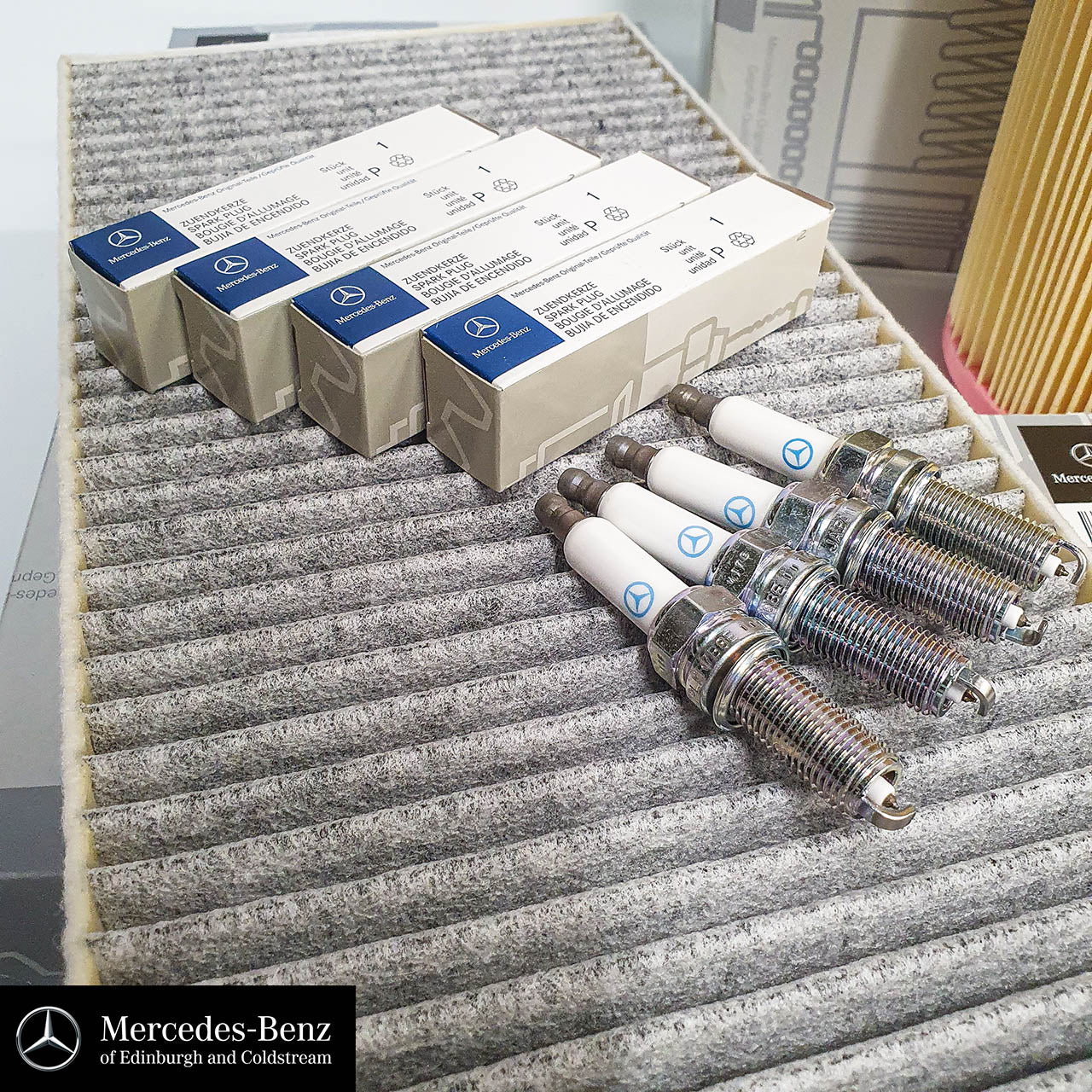 Genuine Mercedes-Benz M271 engine service kit - filters only - SLK CL C E Class