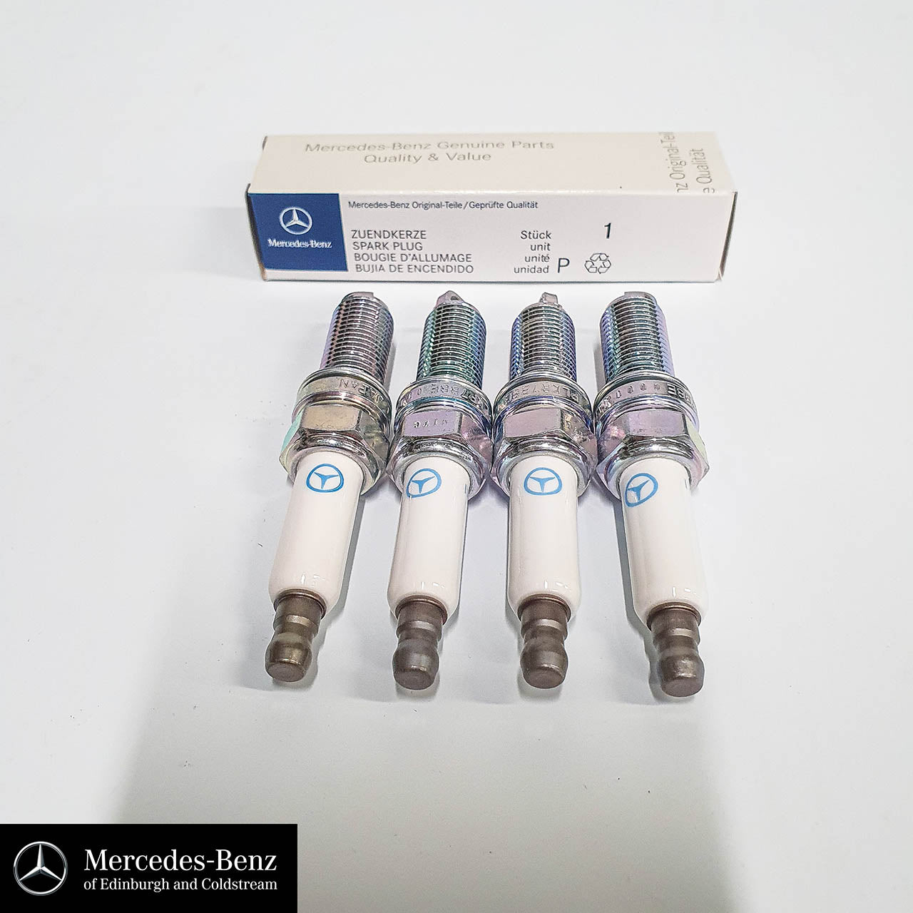Genuine Mercedes-Benz Spark Plugs 4x A0041595803