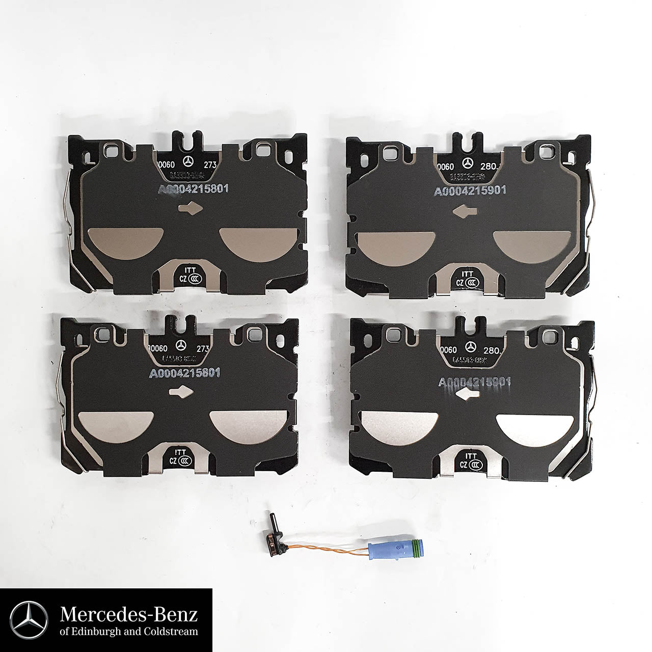 Genuine Mercedes-Benz Brake Pads & Wear Sensor - FRONT - GLC