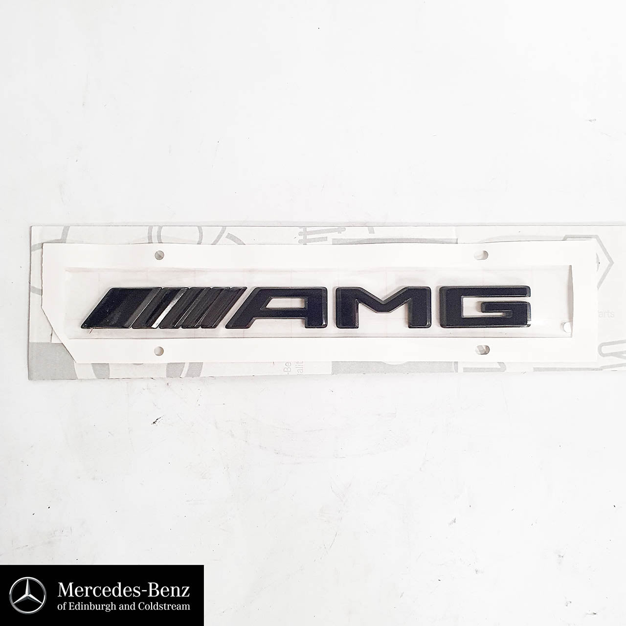 AMG Black model badge for G63 A4638175300 – Mercedes Genuine Parts