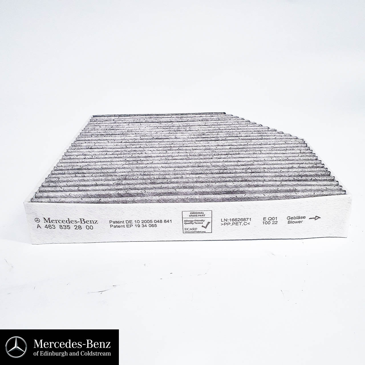 Genuine Mercedes-Benz Combination/Pollen Filter A4638352800 For G-Wagon 463 Model Series