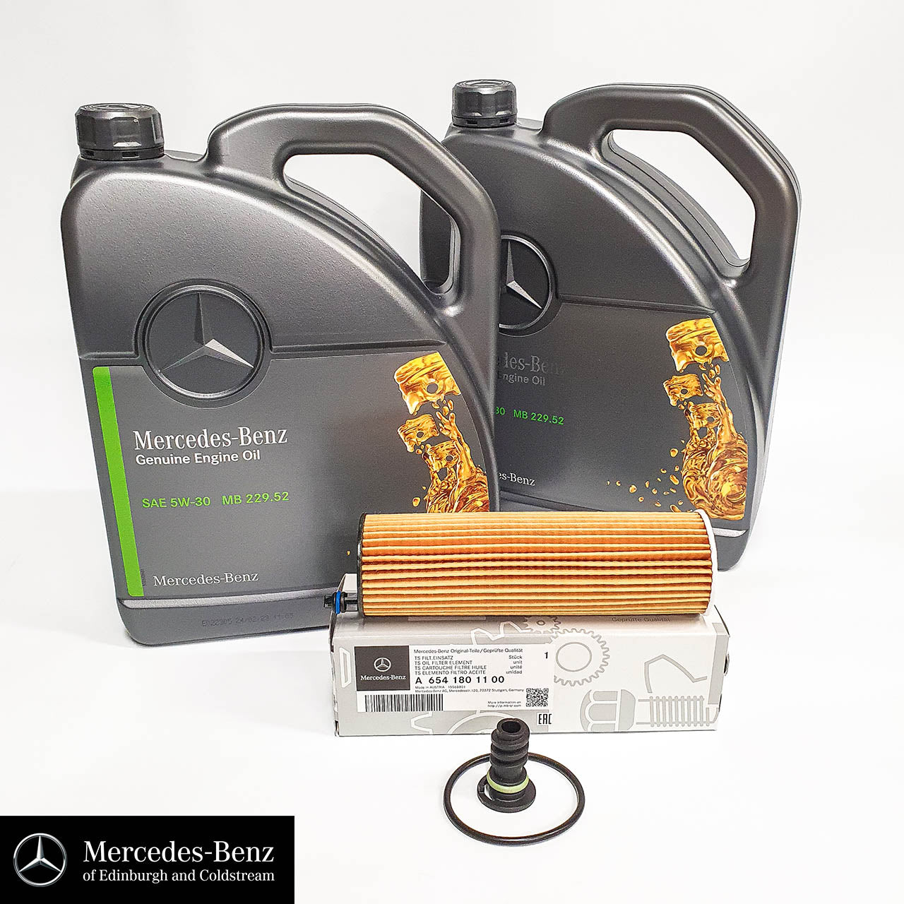 Genuine Mercedes-Benz service kit CDI diesel OM654 engine - oil and filter