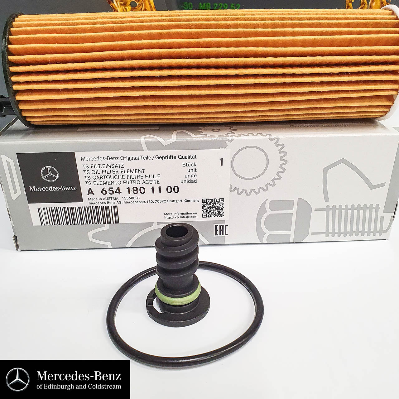 Genuine Mercedes-Benz service kit CDI diesel OM654 engine - oil and filter