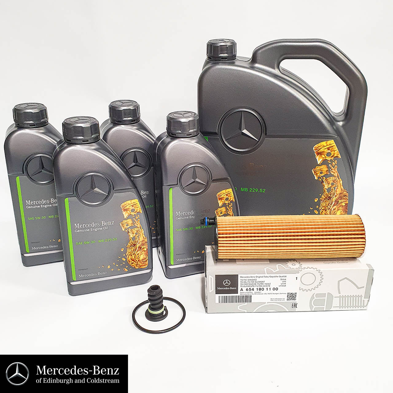 Genuine Mercedes-Benz service kit CDI diesel OM654 engine - oil and filter