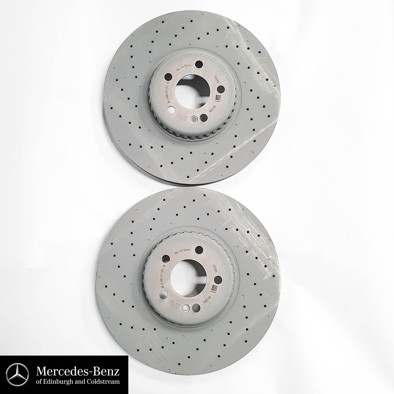 Genuine Mercedes-Benz Front brake discs E Class A0004212312