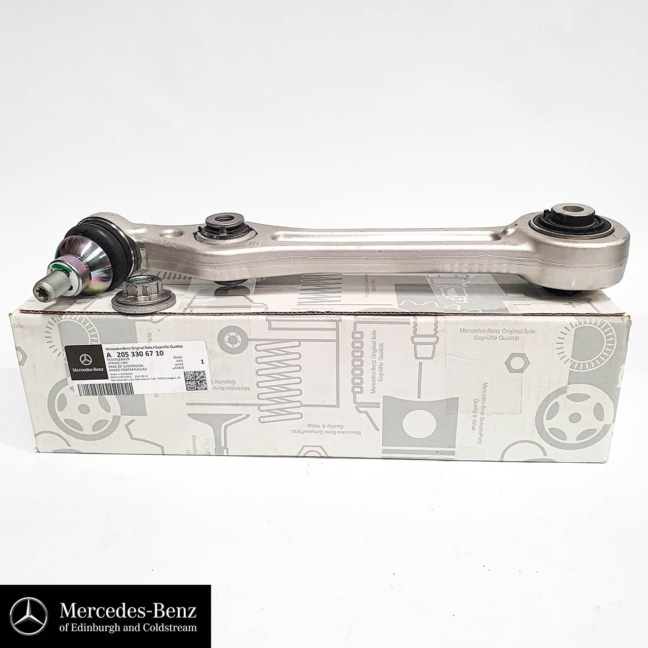 Genuine Mercedes-Benz C Class, E Class, CLS, EQC, GLC models Front Control Arm - Spring Link