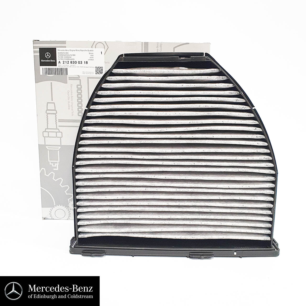 Genuine Mercedes-Benz dust pollen, Cabin Filter C-Class, E-Class, CLS, SL