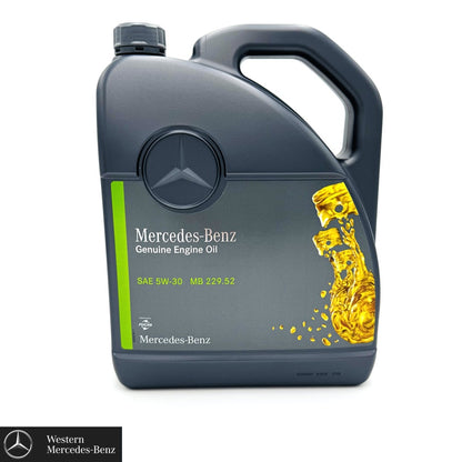 Genuine Mercedes-Benz Engine Oil 229.52 SAE 5w-30 For Petrol & Diesel Engines