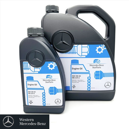 Genuine Mercedes-Benz Engine Oil 229.5 SAE 5W-40