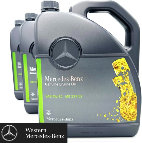 Genuine Mercedes-Benz Engine Oil 229.52 SAE 5w-30 For Petrol & Diesel Engines