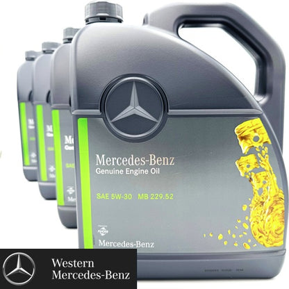 Genuine Mercedes-Benz Engine Oil 229.52 SAE 5w-30 For Petrol & Diesel Engines