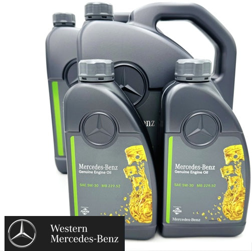 Genuine Mercedes-Benz Engine Oil 229.52 SAE 5w-30 For Petrol & Diesel Engines