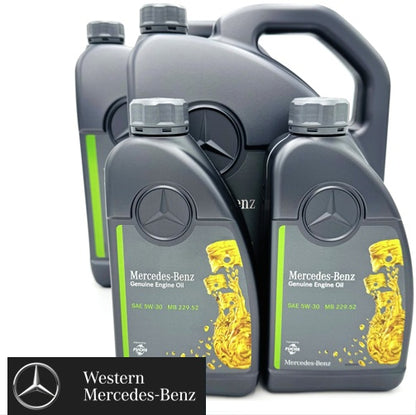 Genuine Mercedes-Benz Engine Oil 229.52 SAE 5w-30 For Petrol & Diesel Engines