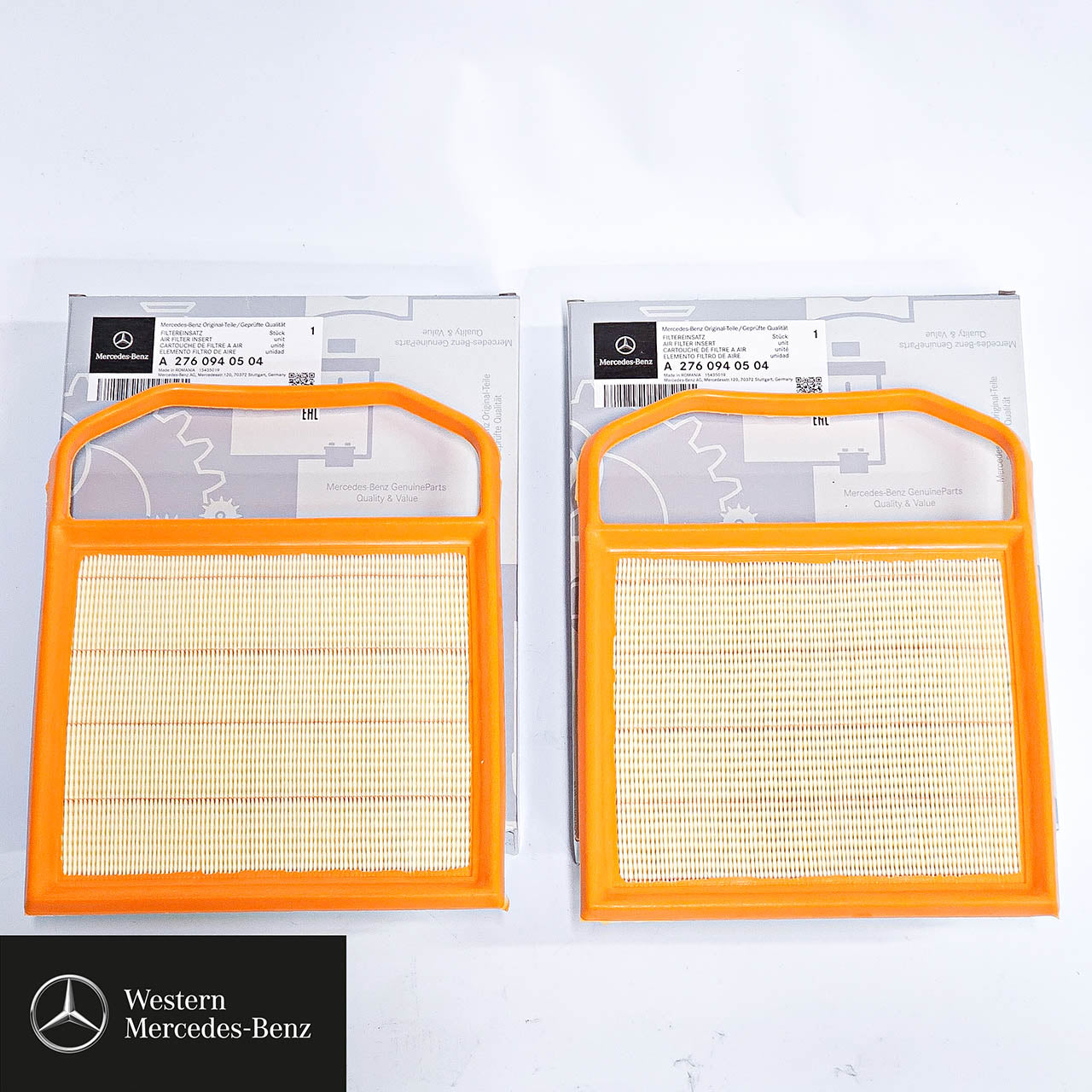 Air filters (set of 2 left/right) for M276 petrol engine