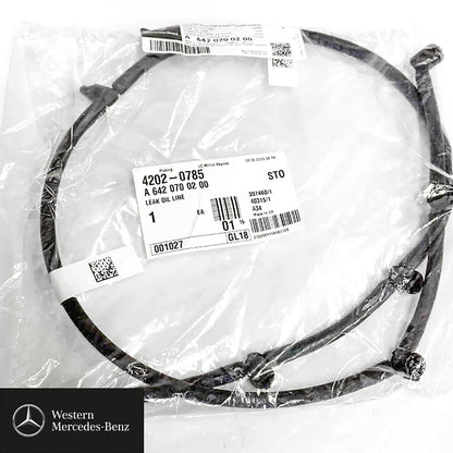 Genuine Mercedes-Benz Fuel Leak Return Pipe Line A6420700200 For OM642 Diesel Engine