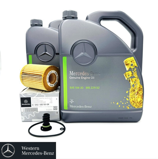 Genuine Mercedes-Benz Diesel V6 OM642 Oil, Filter & Sump Plug