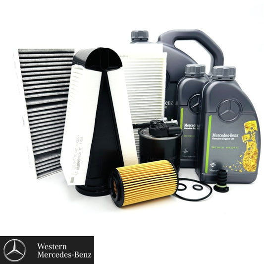 Genuine Mercedes-Benz OM651 Engine Service Kit Incl. 7L Engine Oil & All Filters