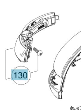 Mirror indicator light for GLB