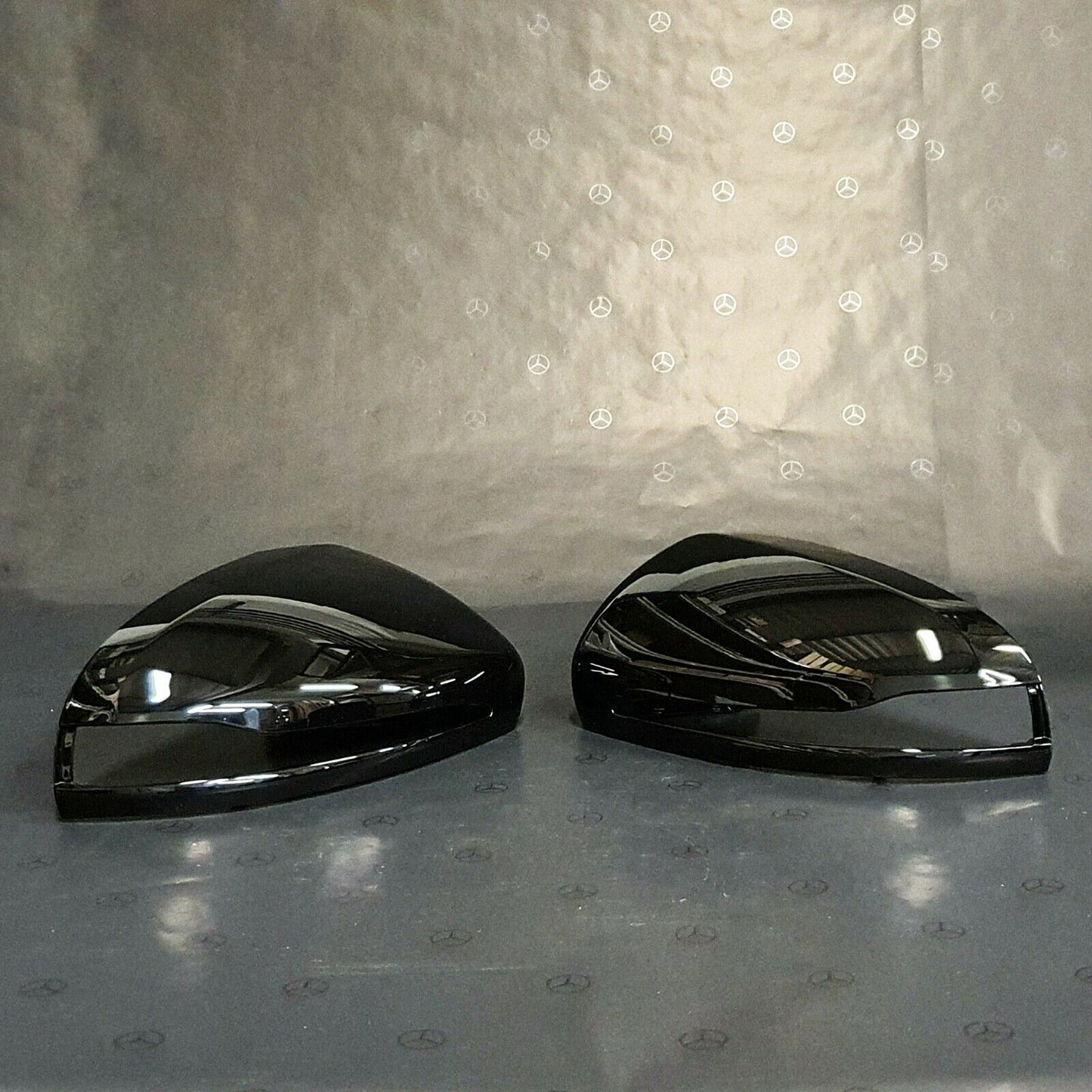 Mirror Covers for C Class w205 - Black High Gloss