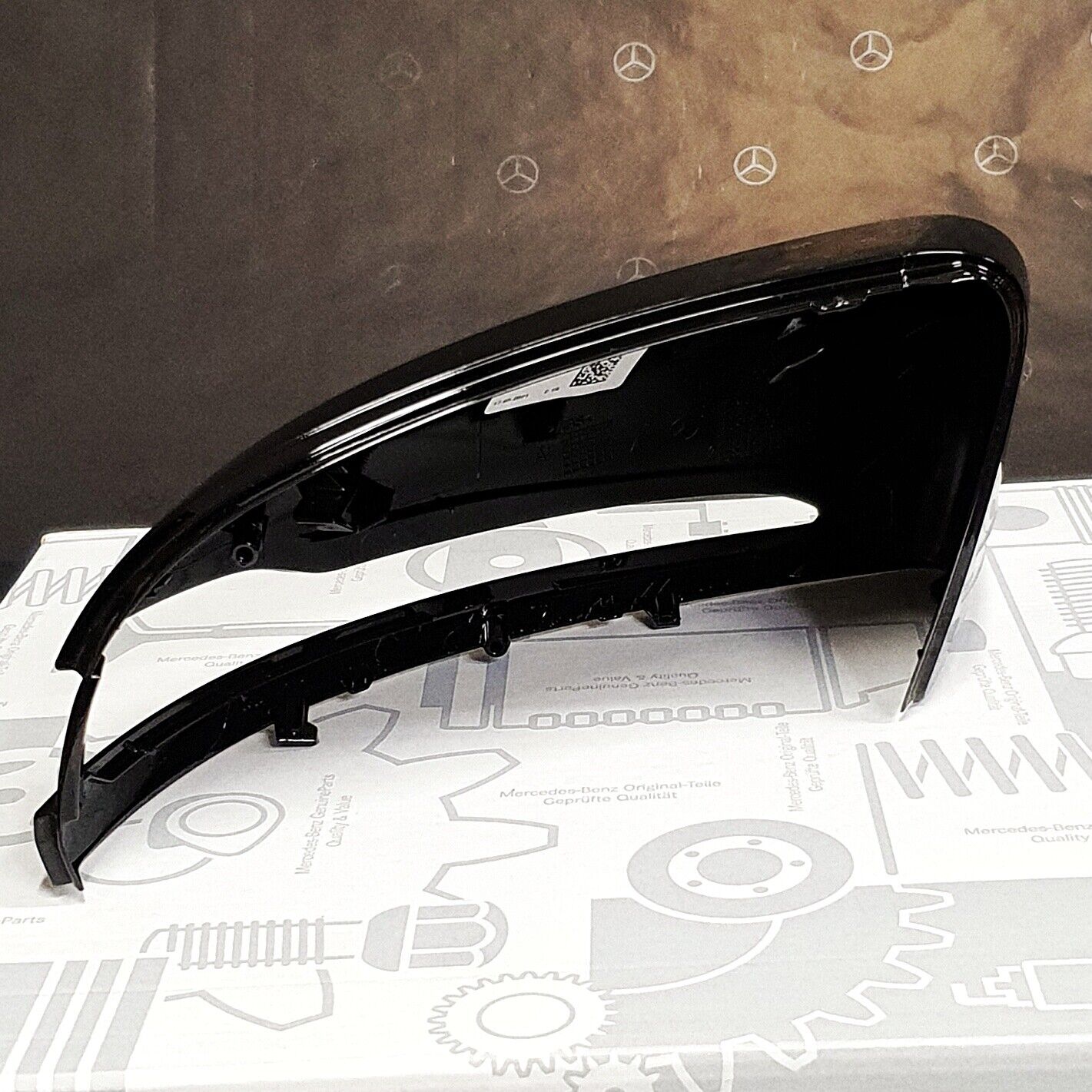 Mirror Covers for C Class w205 - Black High Gloss