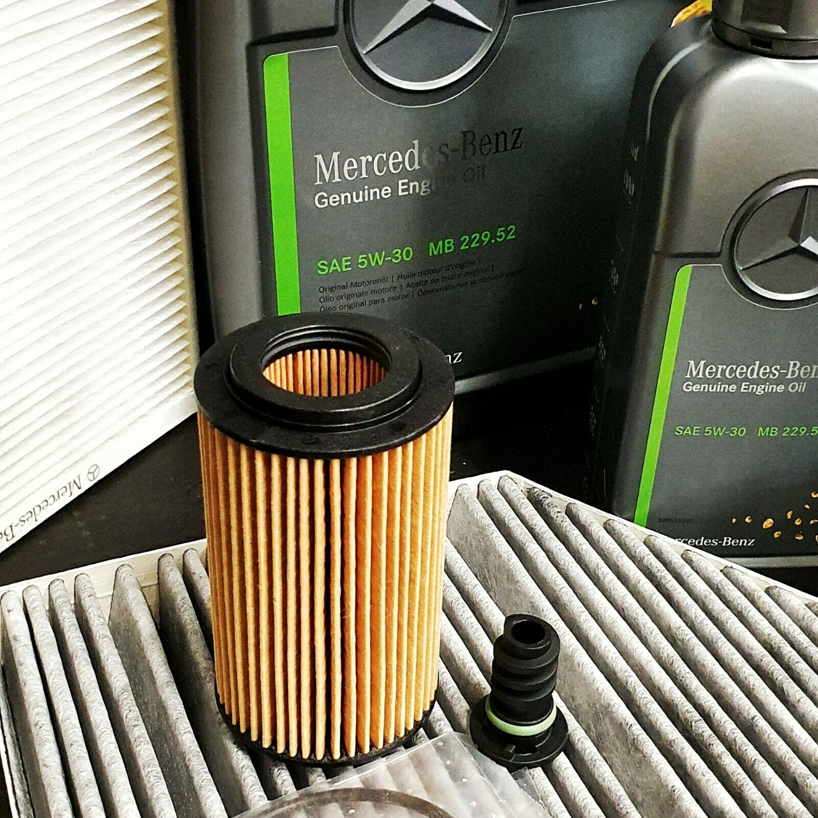 Genuine Mercedes-Benz OM651 Engine Service Kit Incl. 7L Engine Oil & A ...