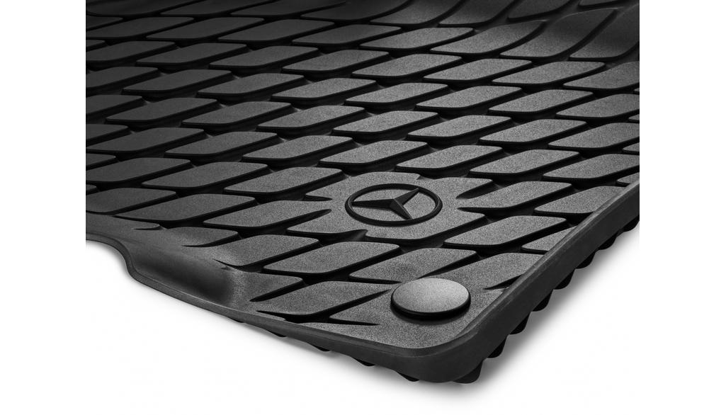 Floor mat trays, Dynamic Squares All season mat, 4-piece for EQA