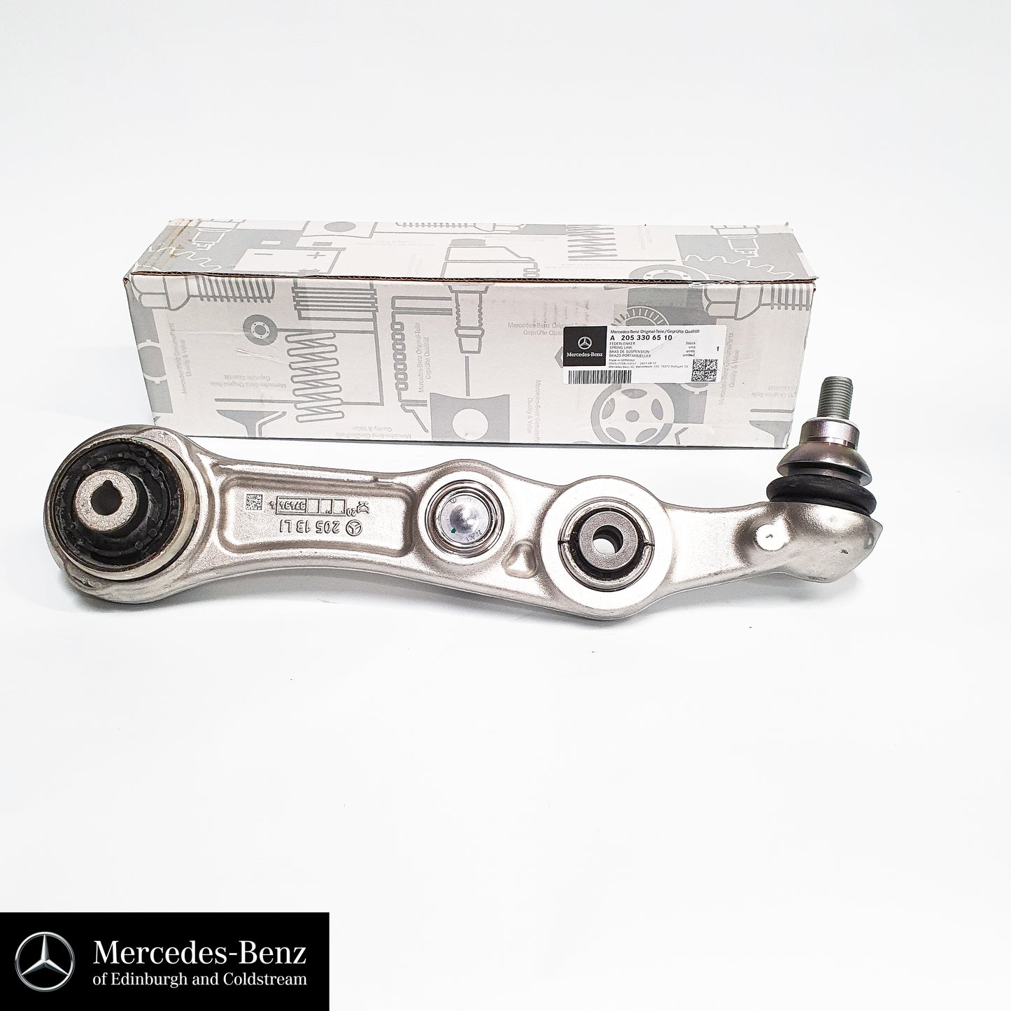 Genuine Mercedes-Benz C Class, E Class, CLS models Front Control Arm - Spring Link - standard suspension