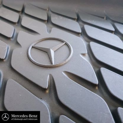 Genuine Mercedes-Benz Floor Mat Trays, Dynamic Squares All Season Mat, 4-Piece For EQA