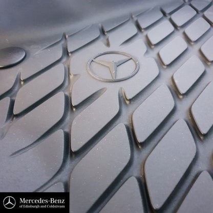 Genuine Mercedes-Benz Floor Mat Trays, Dynamic Squares All Season Mat, 4-Piece For EQA