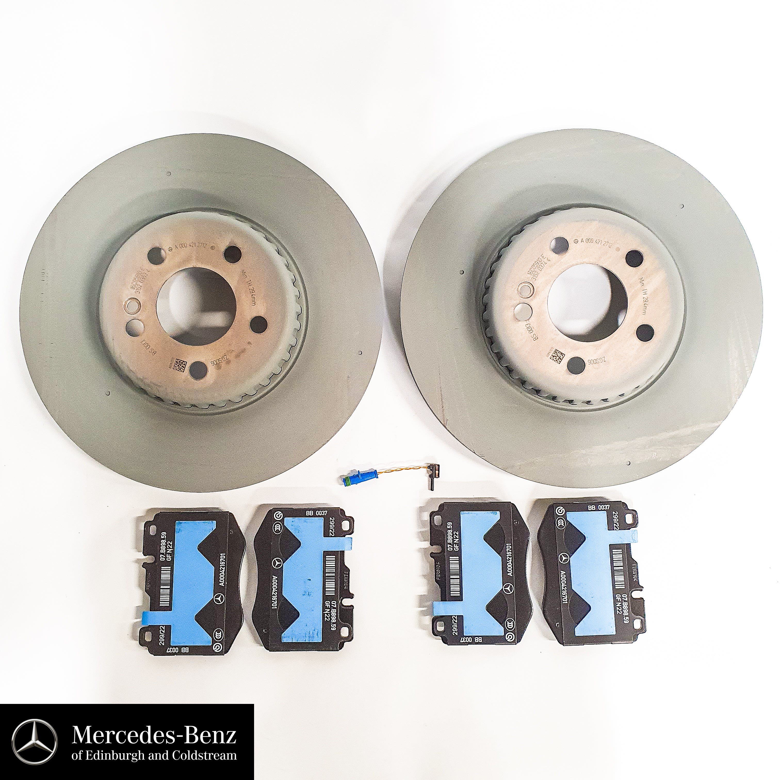 Mercedes brake deals pads and discs