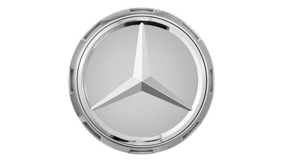 Genuine Mercedes-Benz Wheel Trim Cover - AMG Hub Cap, In Centre Lock Design Dark Shadow Chrome Metallic