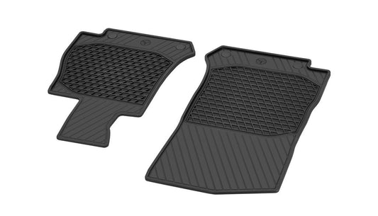 Oxgord Car Luxe Carpet Floor Mats Set Rubber Lined All-Weather
