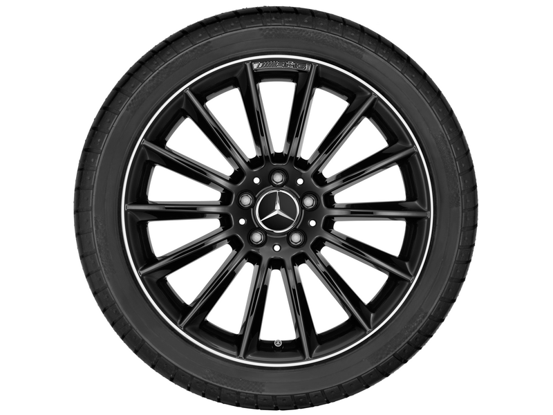 AMG multi-spoke wheel, 48.3 cm (19 inch), high-sheen rim edge