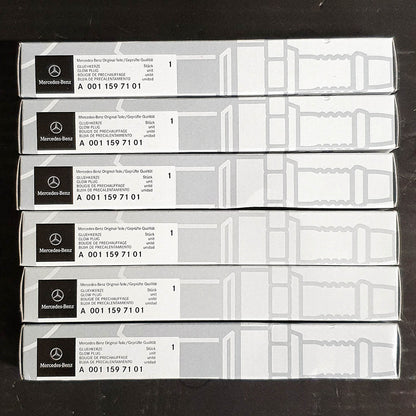 Genuine Mercedes-Benz OM642 V6 Diesel Glow Plugs - Set of 6