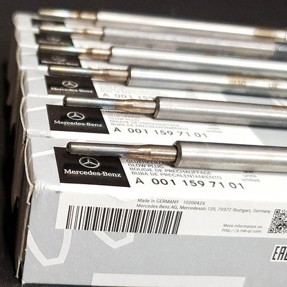 Genuine Mercedes-Benz OM642 V6 Diesel Glow Plugs - Set of 6