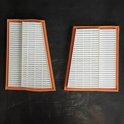 Genuine Mercedes-Benz Air Filter 2-Piece - Left/Right - OM642 Engine