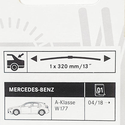Genuine Mercedes-Benz A Class Rear Wiper Blade 177 Models