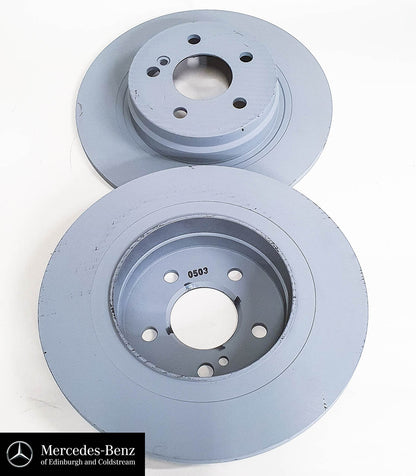 Genuine Mercedes-Benz Brake Discs set - REAR - C-Class 204 E Class 207 models