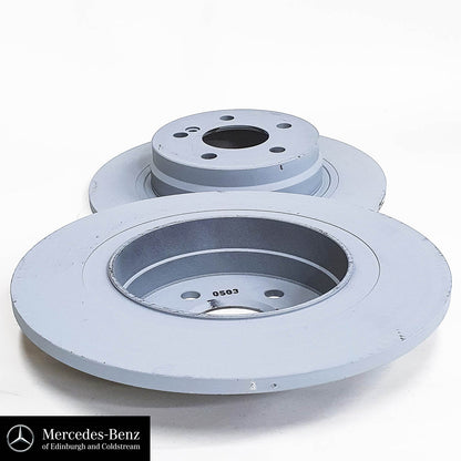 Genuine Mercedes-Benz Brake Discs set - REAR - C-Class 204 E Class 207 models