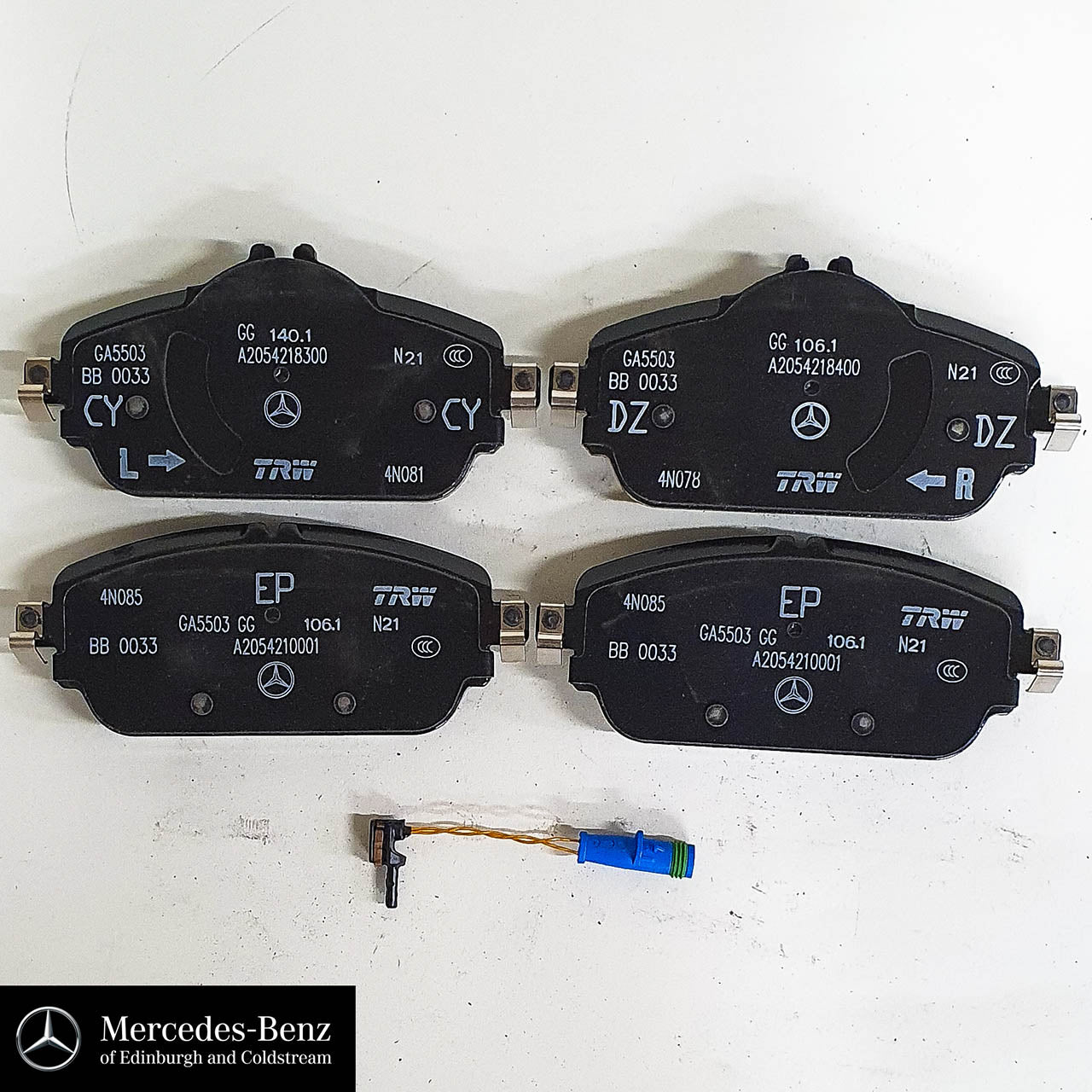 Genuine Mercedes-Benz Front Brake Pads E Class W213 models
